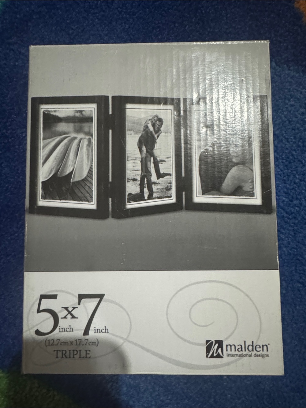 Malden Triple Picture Frame - Black